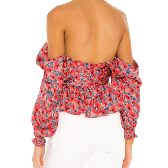 COPY - x REVOLVE Burna Blouse in Red Poppy Floral
House of Harlow 1960 size sma… - Picture 2 of 5